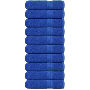 vidaXL Кърпи за ръце FROGN 10 бр. сини 50x100 см 360 г/м2 (136712)