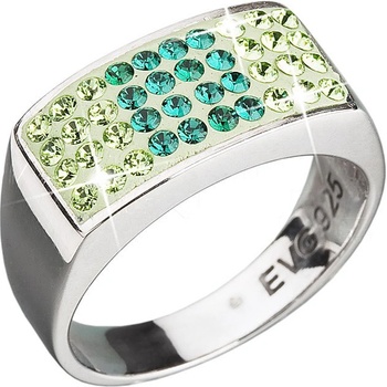 Pavona prsten se Swarovski Elements 35014.3 EMERALD