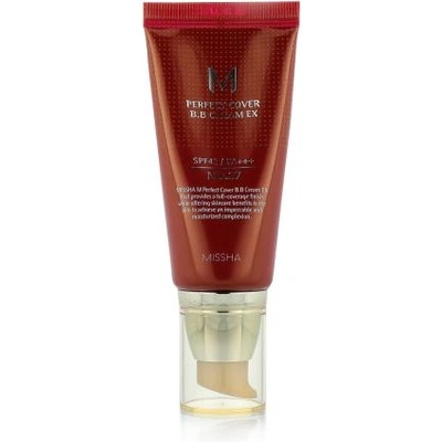 Missha M Perfect Cover BB Cream EX SPF42 bb крем със слънцезащита 50 ml нюанс No. 27 Honey Beige