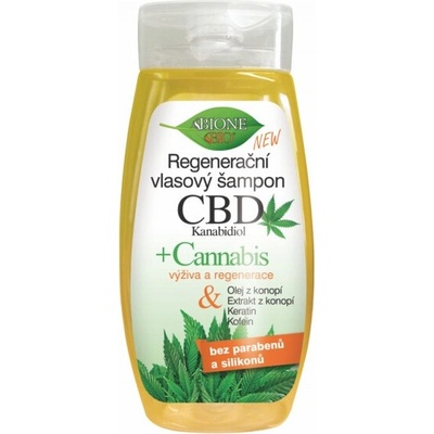 BIONE Regeneračný vlasový šampón CBD Kanabidiol 260 ml