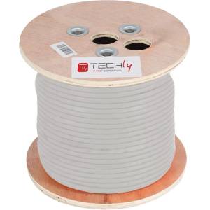 TECHLY ITP-C5F-305-RIS Кабел Cat5e F/UTP LSZH 305м 100% CU Сив (ITP-C5F-305-RIS)