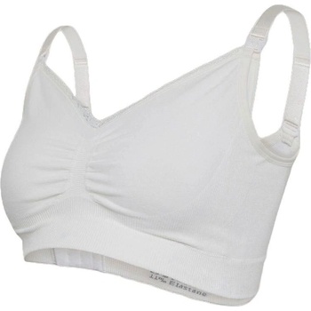 Carriwell Безшевен сутиен за кърмене Carriwell - Organic Maternity, размер S, бял (CW3200)