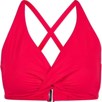 Seafolly Дамско бикини горнище Seafolly Women's Collective Wrap Front F Cup Bra Bikini top - Cosmo Red - размер 32 (EU) (150-2121-0711)