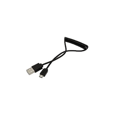 Roline 11.02.8317 USB 2.0, USB A(M) - micro USB B(M), kroucený, 1m, černý