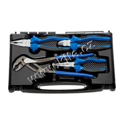 Dílenské kleště ATORN, 4 ks, dvoudílné rukojeti, v kufříku - HaK.53232805 -