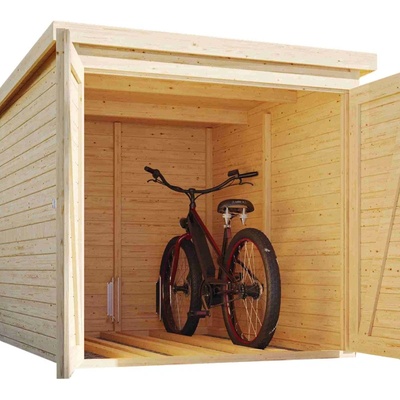 Karibu Fahrradgarage 2,2 x 1,6 m LG3039 prírodný