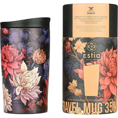 Estia termohrnek Midnight Blossom 350 ml