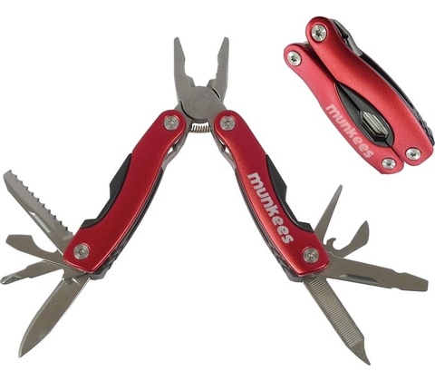 Munkees Multitool 10F red