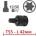 BGS technic Ударен къс torx t55 на вложка 1/2" ; bgs 5486-t55