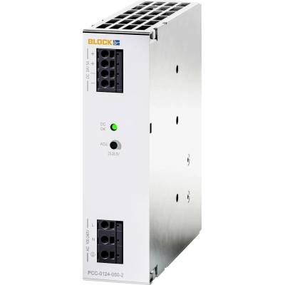 BLOCK PCC-0124-050-2 napájací zdroj, 24 V/DC, 5 A, 120 W, výstupy 1 x