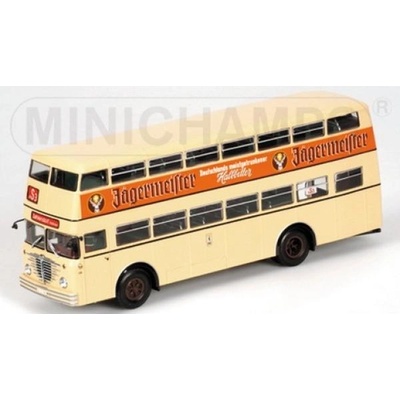 MINICHAMPS 1: 43 buessig d2u bus ДВОУЕТАЖЕН jaegermeister 1955