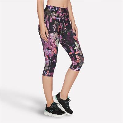 Клин Skechers Women's Goflex Ultraviolet Capri Legging - Black/Purple