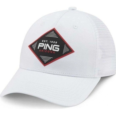 Unisex Ping Diamond Trucker biela