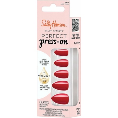 Sally Hansen SALLY HANSEN_Salon Effects Perfect Press On samolepicí umělé nehty Asap Apple 30 ks