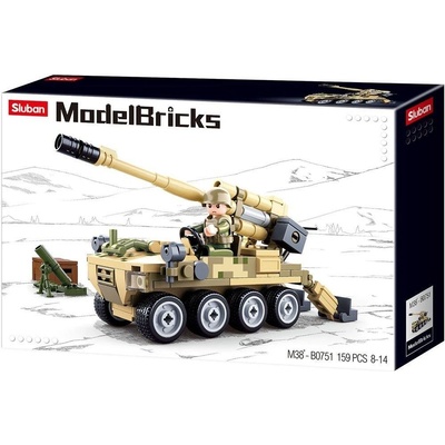 Sluban B0751 Mobilní kanón 8x8 s pozemním minometem