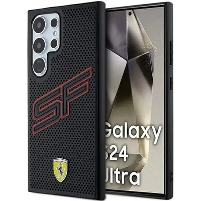Ferrari Кейс Ferrari Big SF Perforated за Samsung Galaxy S24 Ultra, черен (3666339242558)