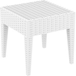 Bogdan Furniture Am Пластмасова маса Маями 45/45/45h бяла