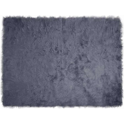 vidaXL Изкуствен овчи килим Tafalla Антрацит 240 x 340 см Полиестер (42021596)