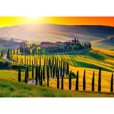 Enjoy - Puzzle Tuscany Sunset - 1 000 piese
