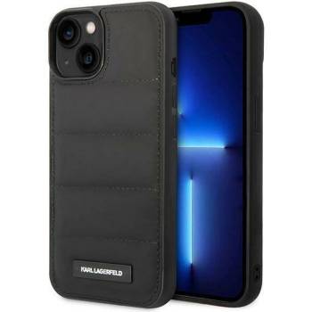 Image 1 of KARL LAGERFELD Гръб Karl Lagerfeld Quilted Puffy Metal Logo Case за iPhone 14 - Черен