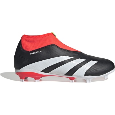 Adidas Детски футболни бутонки Adidas Predator 24 League Laceless Childrens Firm Ground Football Boots - Black/White/Red