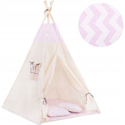 SPRINGOS Teepee Růžový Zigzag – Zboží Dáma
