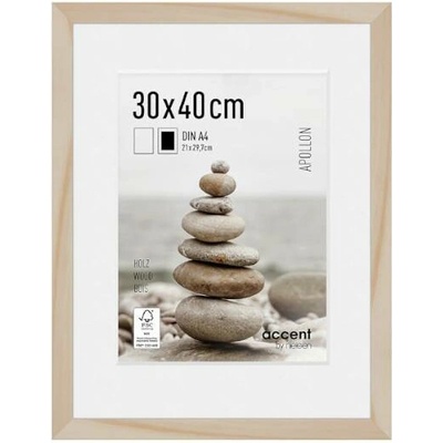 Dřevěný rámeček na fotku 30x40 přírodní
