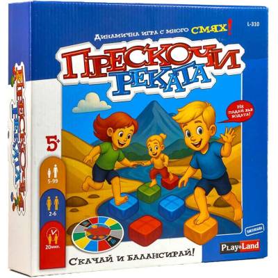 Play Land Настолна игра Прескочи реката - Детска (l-310 bg)
