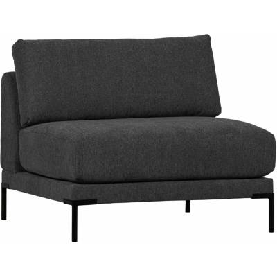 WOOOD Tmavě šedý středový modul Coulee 100 x 100 cm
