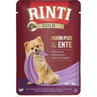 Rinti Gold Adult kuřecí a kachní 10 x 100 g