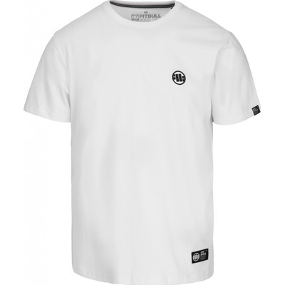 PitBull West Coast pánské triko SMALL LOGO 170 bílé