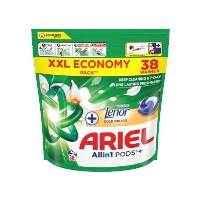 Ariel Allin1 + kapsule na pranie Touch of Lenor Gold Orchid 38 PD