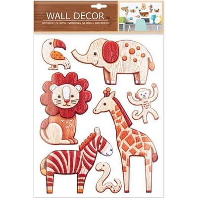 Wall decor Zvieratká samolepiaca dekorácia 27x41 cm