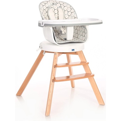 Lorelli Столче за хранене с ротация Lorelli - Napoli, Grey Hexagons (10100472132)