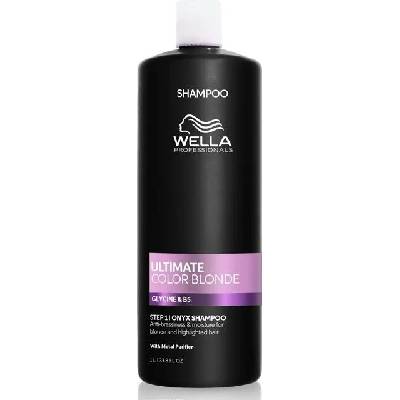 Wella Professionals Ultimate Color Blonde Onyx fialový šampon na blond a melírované vlasy 1000ml