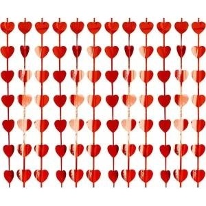 GoDan Heart curtain metallic red 100x200cm