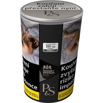 P&S Black cigaretový tabák 158 g