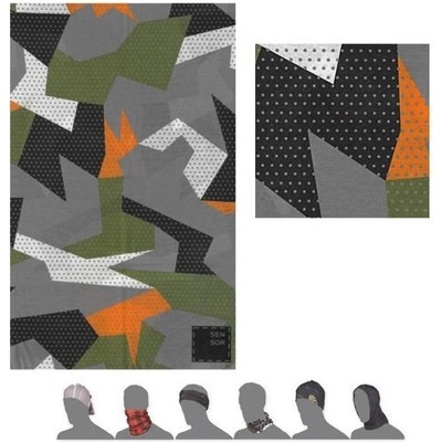 Sensor tube camo šátek multifunkční safari multi