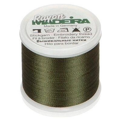 Vyšívací nit Madeira Rayon č. 40 (200m) barva 1394 kale