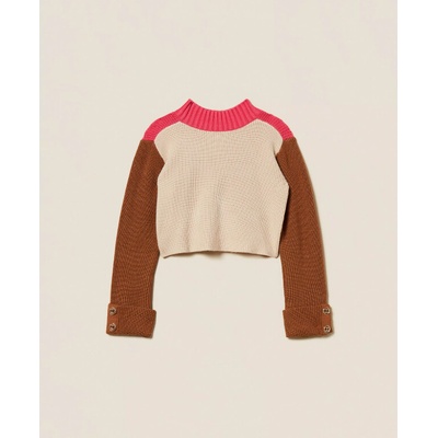 Twinset Girl svetr se stojáčkem