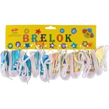 Přívěsek na klíče Teniska 7,5cm mix barev