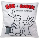 MÚ Vankúš Bob&Bobek biely 30x30