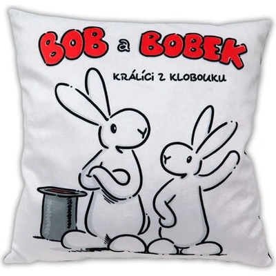 MÚ Vankúš Bob&Bobek biely 30x30