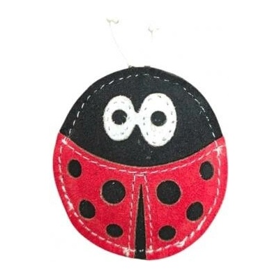 Animall kožená s catnipem beruška 12 x 3 cm