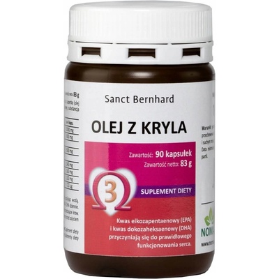 Sanct Bernhard Krill olej Astaxanthin 90 kapsúl