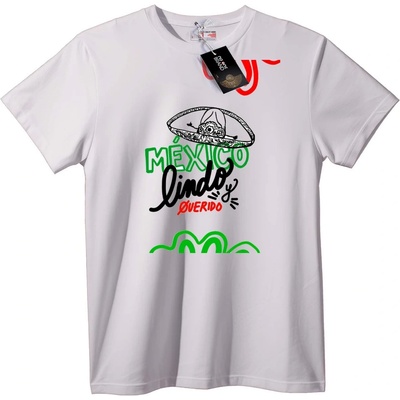 NOONEBRAND Тениска México череп - 2XL, White