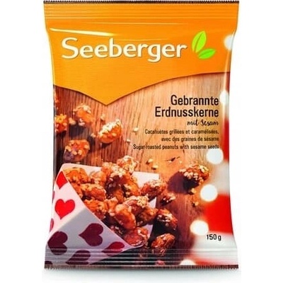 Seeberger Pražené arašidy v sladkej sezamovej škrupine 150 g