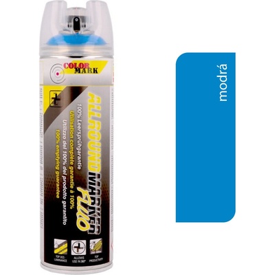 Color-Mark Allroundmarker 360° fluorescenčná modrá 500ml - bodové značenie