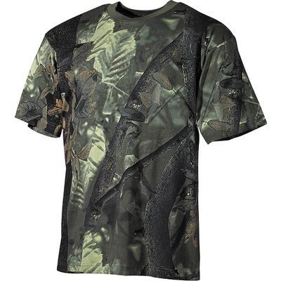 Tričko maskáčové krátky rukáv hunter green