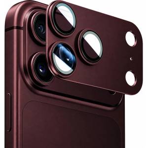 Blueo Протектор за камера за iPhone 18 Pro Max - Integrated Metal Camera Lens Protector - Blueo - Черешов